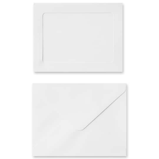 12 Packs: 10 ct. (120 total) 4.25" x 5.5" Frame Cards & Envelopes by Recollections